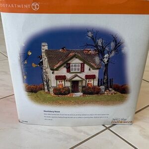 Department 56 Hauntsburg House with Red and Green Accents